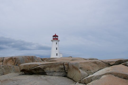 A light house on the Atlantic Ocean