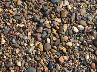 texture stones on beach background pebbles
