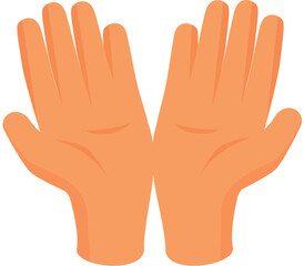 Two open hands with palms facing forward, creating a sense of offering, receiving, or openness