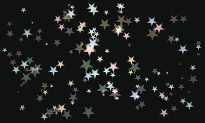 Stars in the night sky dreamy and imaginative cosmic design