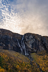 Lofoten - Norwegen - Senja -Wasserfall - Herbst