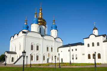 The ancient St. Sophia Cathedral on the territory of the Tobolsk Kremlin. Tyumen region. Russia
