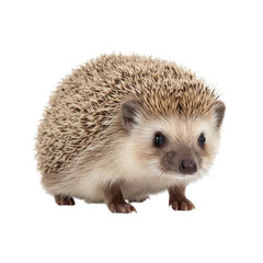 Obraz premium Adorable hedgehog portrait showcasing its spiky charm and playful spirit, making it a delightful addition to any project needing a touch of whimsy and natural appeal