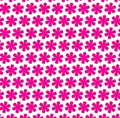 Pink flower art for ladies dress