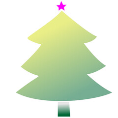 green christmas tree