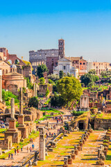 Obraz premium Forum - Roman ruins in Rome, Italy