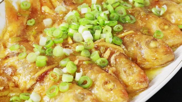 Special Chinese Dish: Braised Golden Threadfin