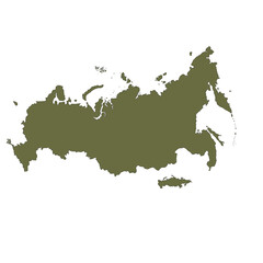 map of rusia