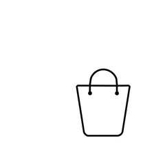 shopping bag isolated on white background 