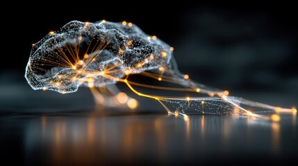 Digital neural network visualization of human brain