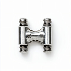 Industrial metal connector workshop product photography studio close-up mechanical engineering