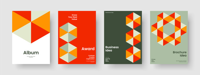 Obraz premium Creative Flyer Layout. Abstract Business Presentation Template. Isolated Book Cover Design. Brochure. Background. Banner. Report. Poster. Brand Identity. Pamphlet. Handbill. Advertising. Portfolio