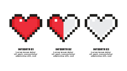 Creative concept for infographic with 3 steps, options, parts or processes.