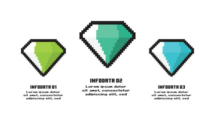 Creative concept for infographic with 3 steps, options, parts or processes.