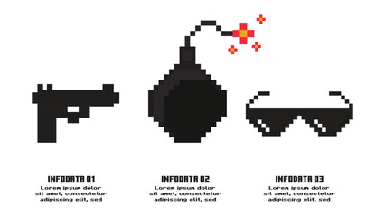 Creative concept for infographic with 3 steps, options, parts or processes.