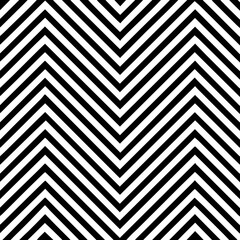 Bold black and white zigzag chevron pattern