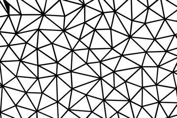 Abstract black and white geometric triangle pattern