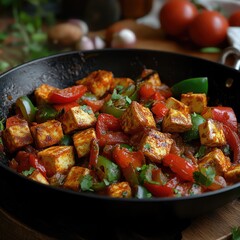 Yummy and tasty kadai panner
