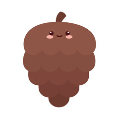 Cute Kawaii Christmas Pine Cone