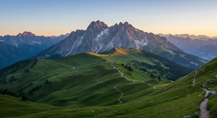 Fototapeta premium mountains landscape