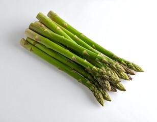 Fresh green asparagus bunch