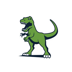 dinosaur vector abstract logo modern style