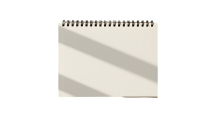 blank spiral notebook