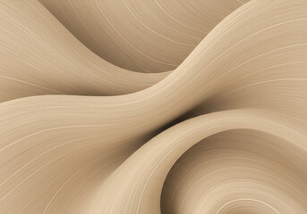 木とリネンアート