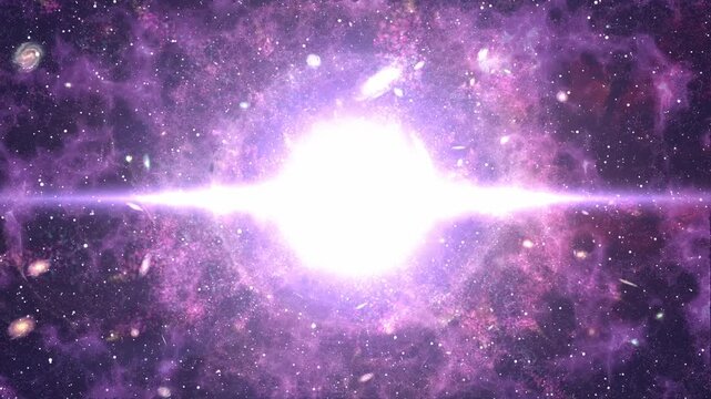 Creation Of A Massive Worm Hole In The Deep Space Universe