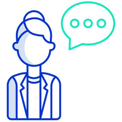 kayaking outline color icon design