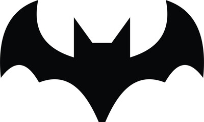 Vector art of bat silhouette, a symbol of mystery and darkness