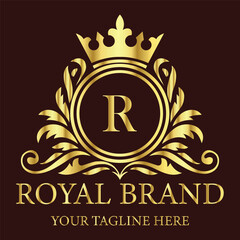 Elegant Monogram Letter R Logo