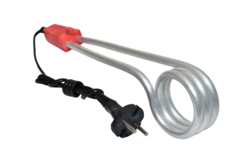 Household water heater, boiler on PNG background.