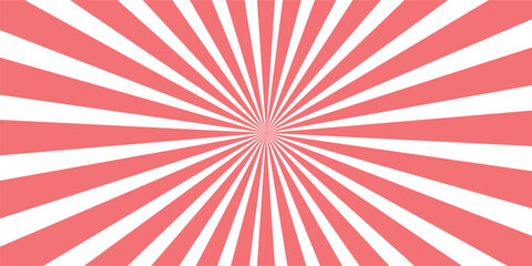 sunburst vector, soft red sunburst background, Retro sunburst rays background design for posters and cards