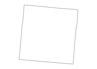 Morgan County map, Colorado State, USA