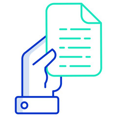 Obraz premium download fileoutline color icon design
