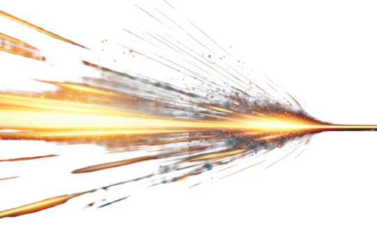 Dynamic light rays create a vibrant speed effect with glowing sparks in a futuristic style, enhancing motion and energy