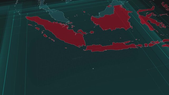 Zoom in to the map of Sunda Strait with text, textless