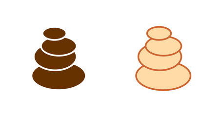 Hot Stones Vector Icon