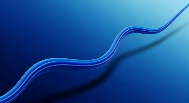 Stunning blue gradient background with dynamic flowing wave, perfect for modern tech branding or vibrant website design projects, create a sense of futuristic innovation and digital fluidity