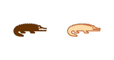 Crocodile Vector Icon