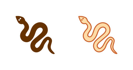 Obraz premium Snake Vector Icon