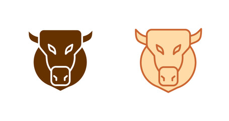 Bison Vector Icon