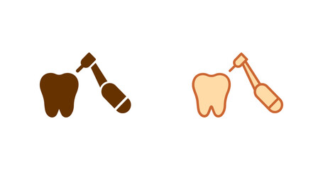 Dental Drill Vector Icon