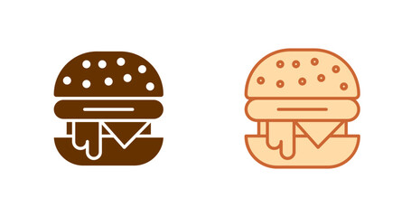 Hamburger Vector Icon