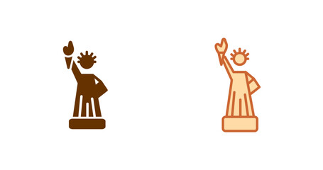 Liberty Statue Vector Icon