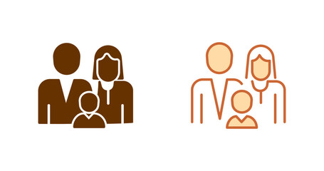 American Family Vector Icon
