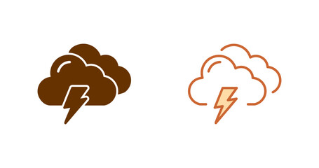 Lightning Bolt Vector Icon