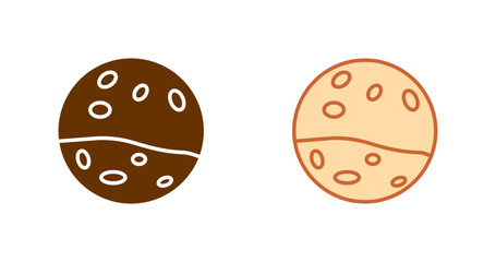 Mars Vector Icon