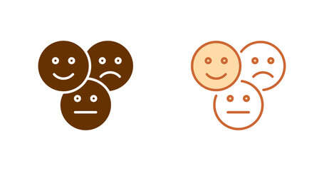 Neutral Feedback Vector Icon